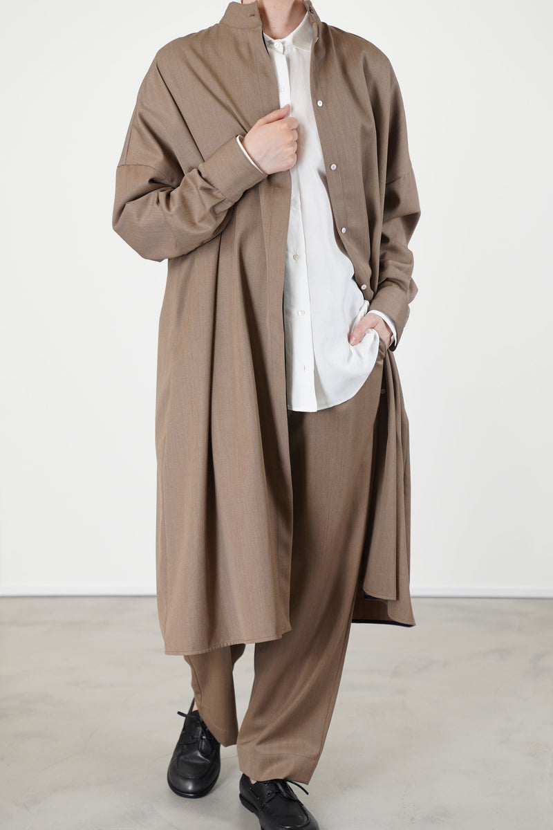 marylin wool dress coffe