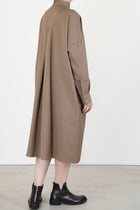 marylin wool dress coffe