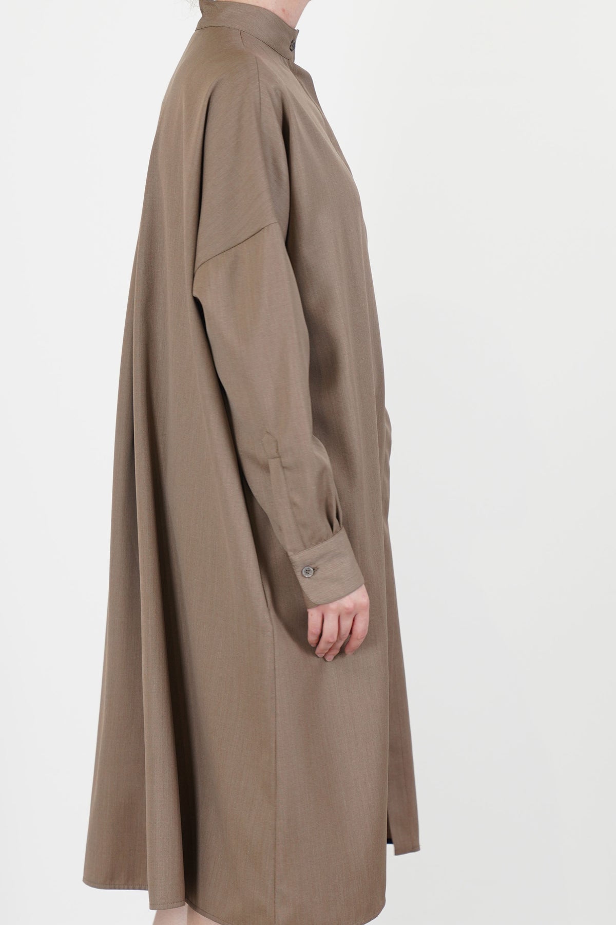 marylin wool dress coffe
