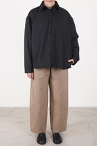 padded shirt jacket brooke black