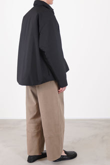 padded shirt jacket brooke black