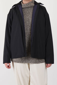 padded shirt jacket brooke black