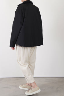 padded shirt jacket brooke black