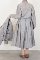 skirt cicas stripes grey