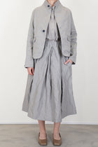 skirt cicas stripes grey