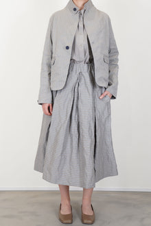 skirt cicas stripes grey