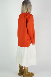virgin wool skirt fleur milk
