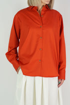 virgin wool shirt luna orange