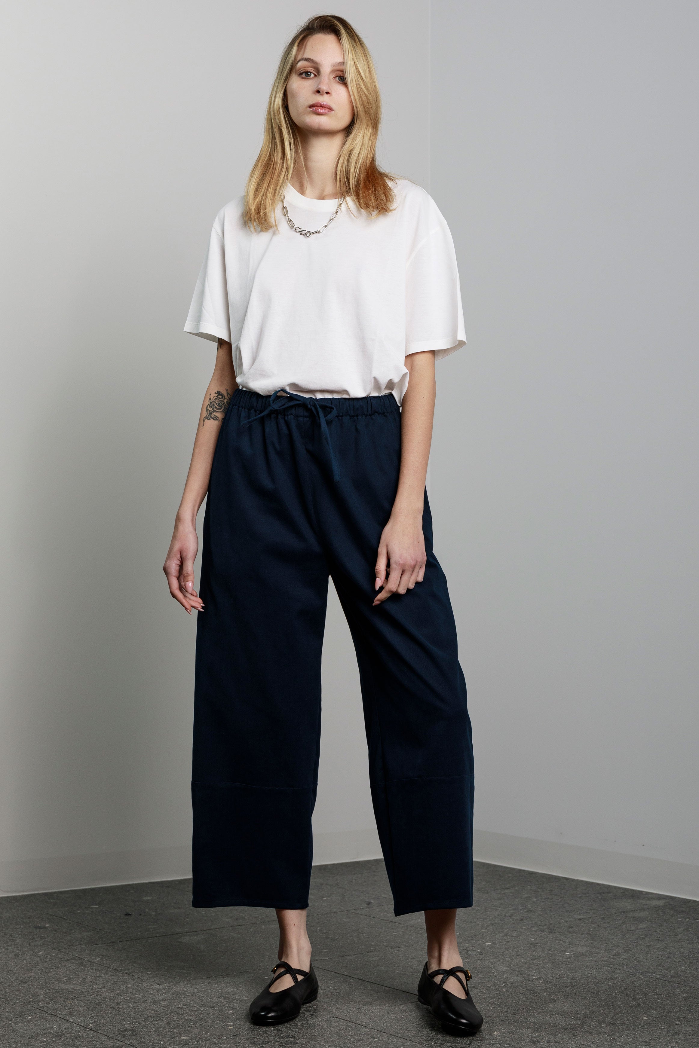 trousers emy asciari blue