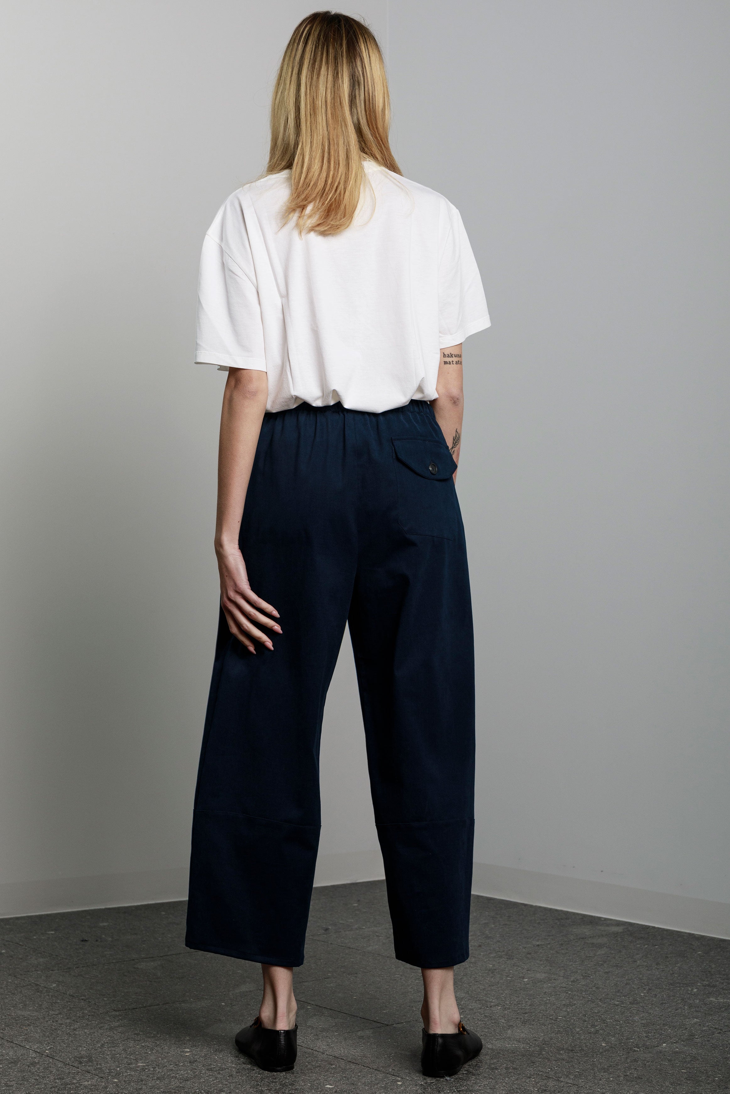 trousers emy asciari blue