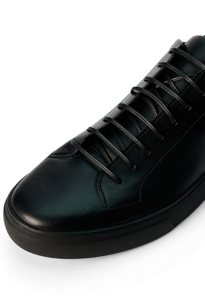 archetype sneaker leather black