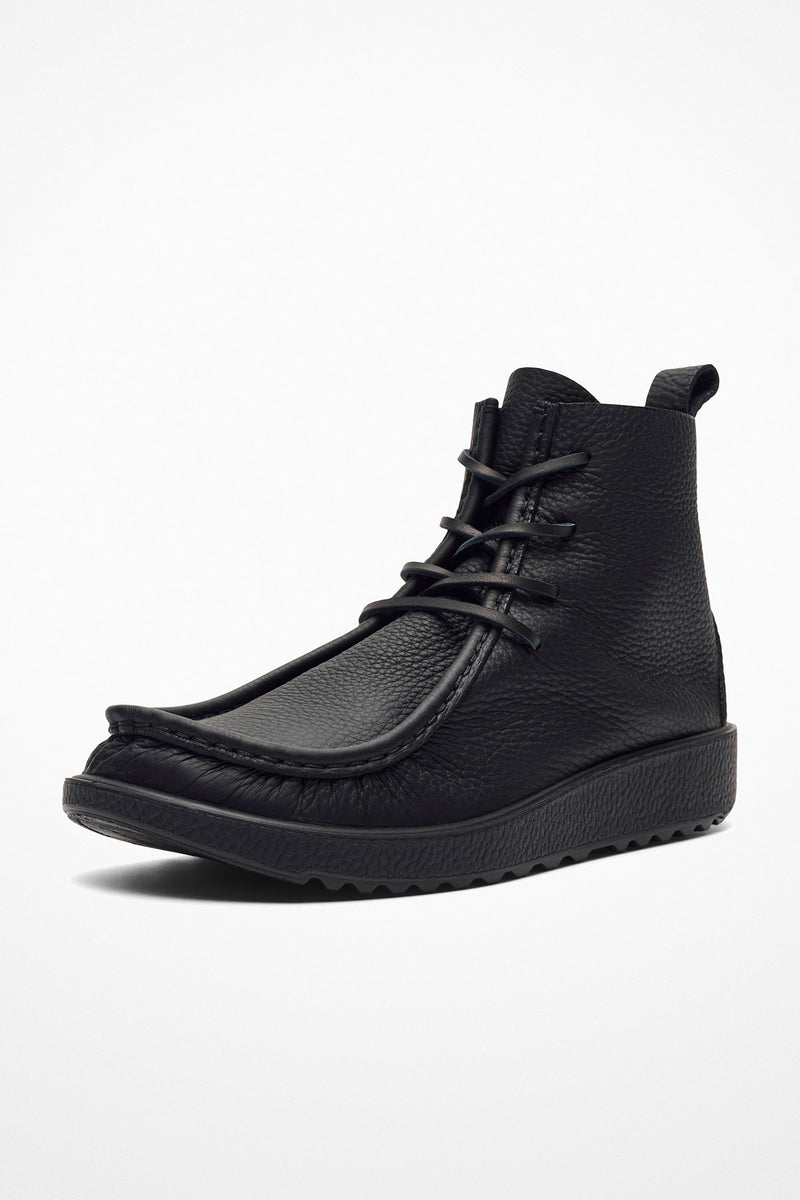 joke lace boot leather black