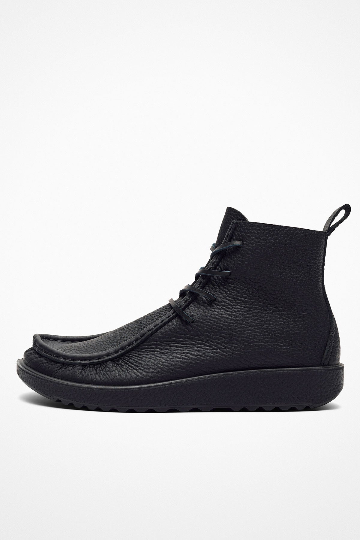 joke lace boot leather black