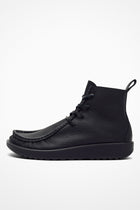 joke lace boot leather black