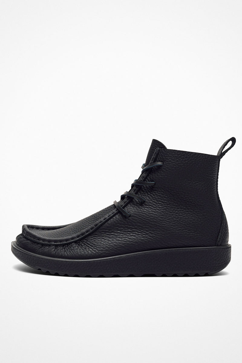 joke lace boot leather black