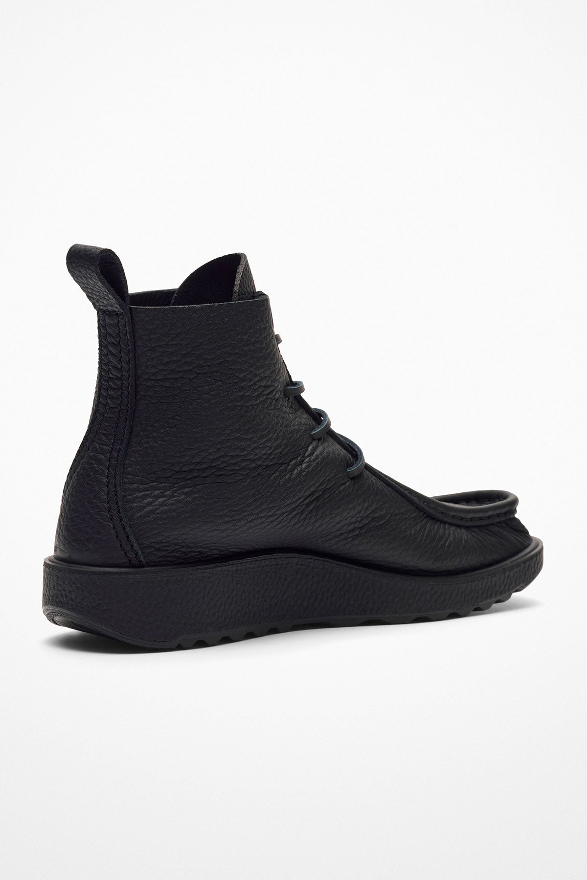 joke lace boot leather black