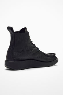 joke lace boot leather black