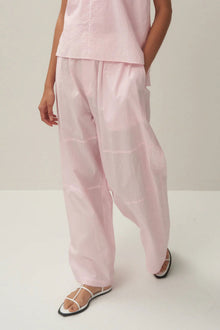 easy wide pants pink