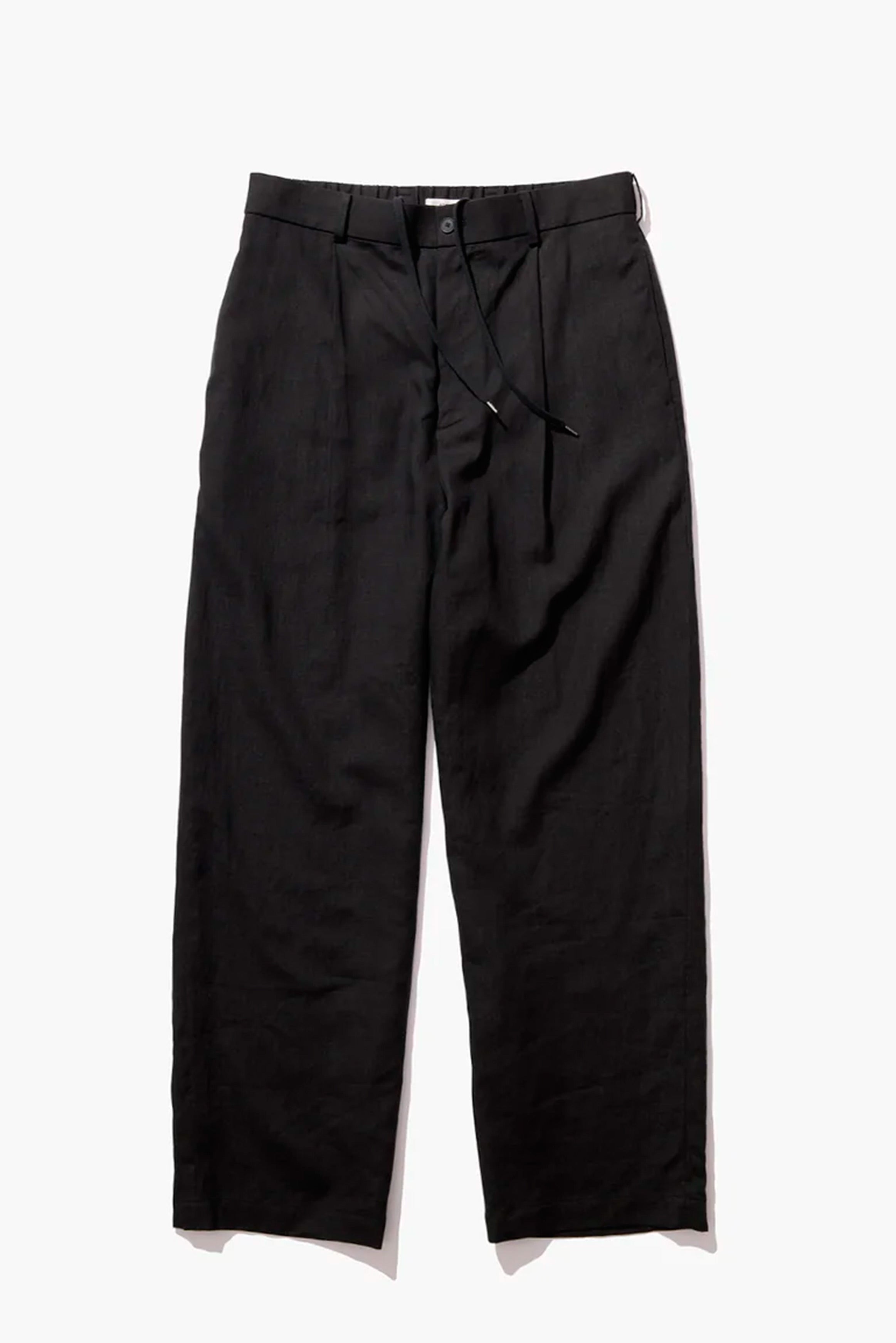 loose fit pants black
