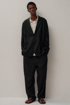 loose fit pants black