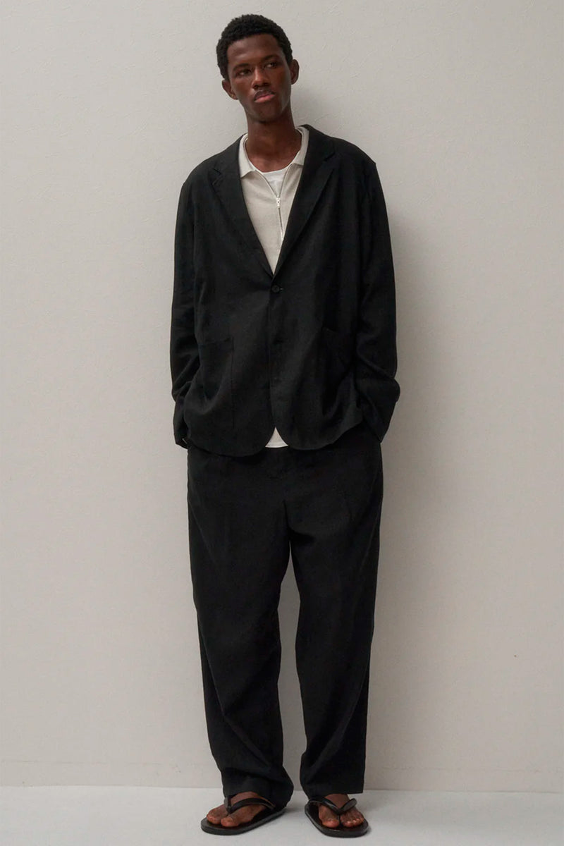 loose fit pants black