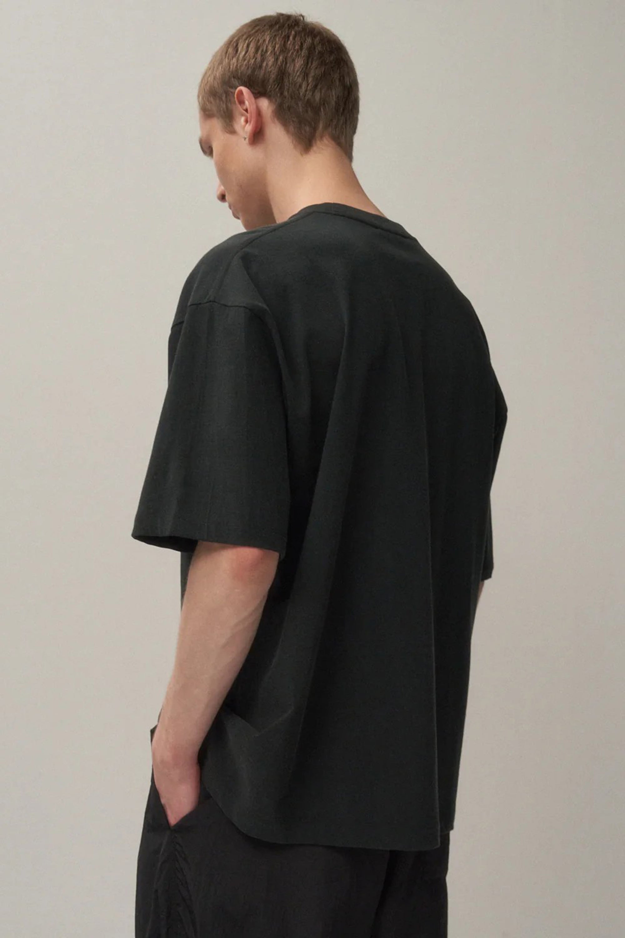 loose fit t-shirt charcoal grey