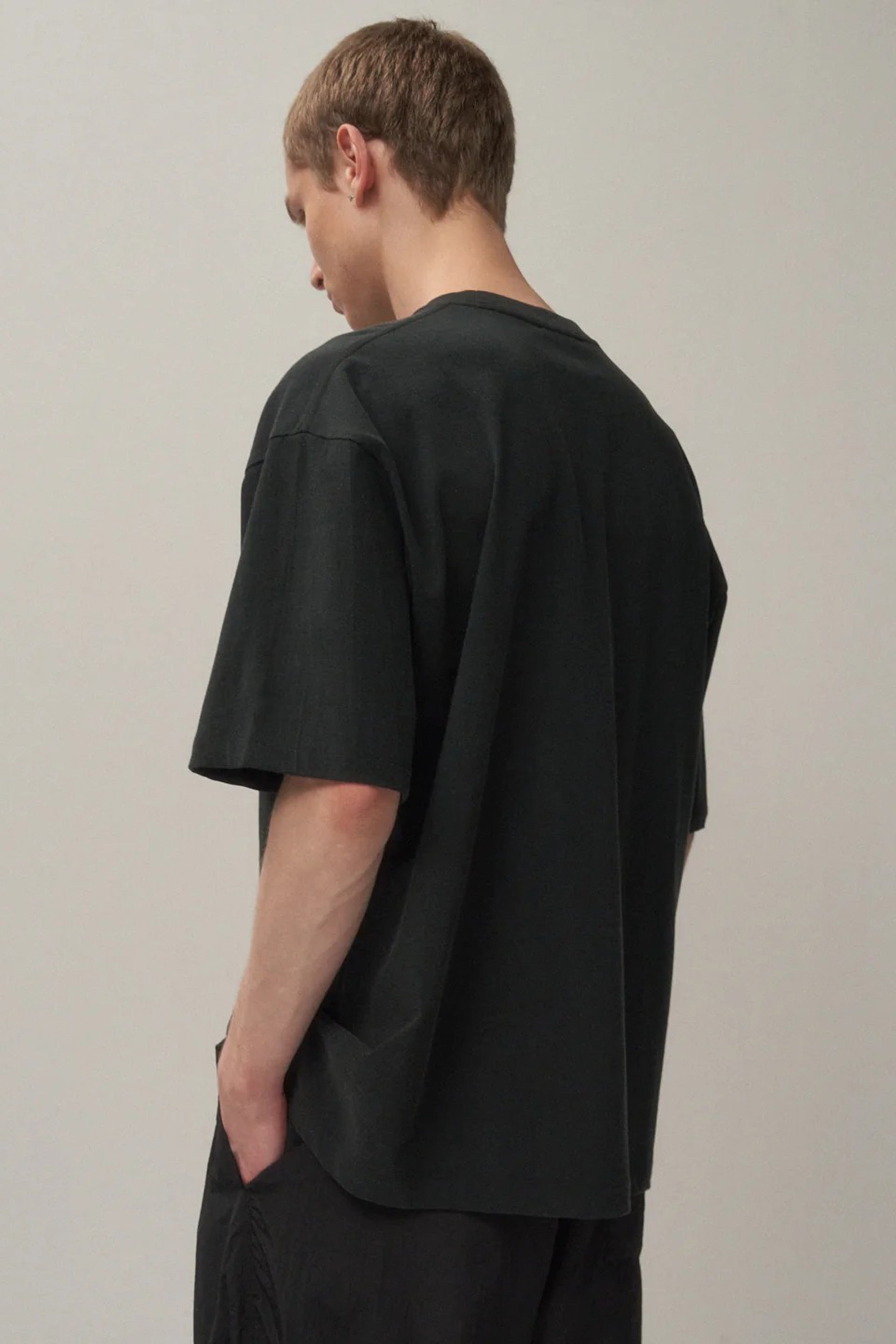 loose fit t-shirt charcoal grey