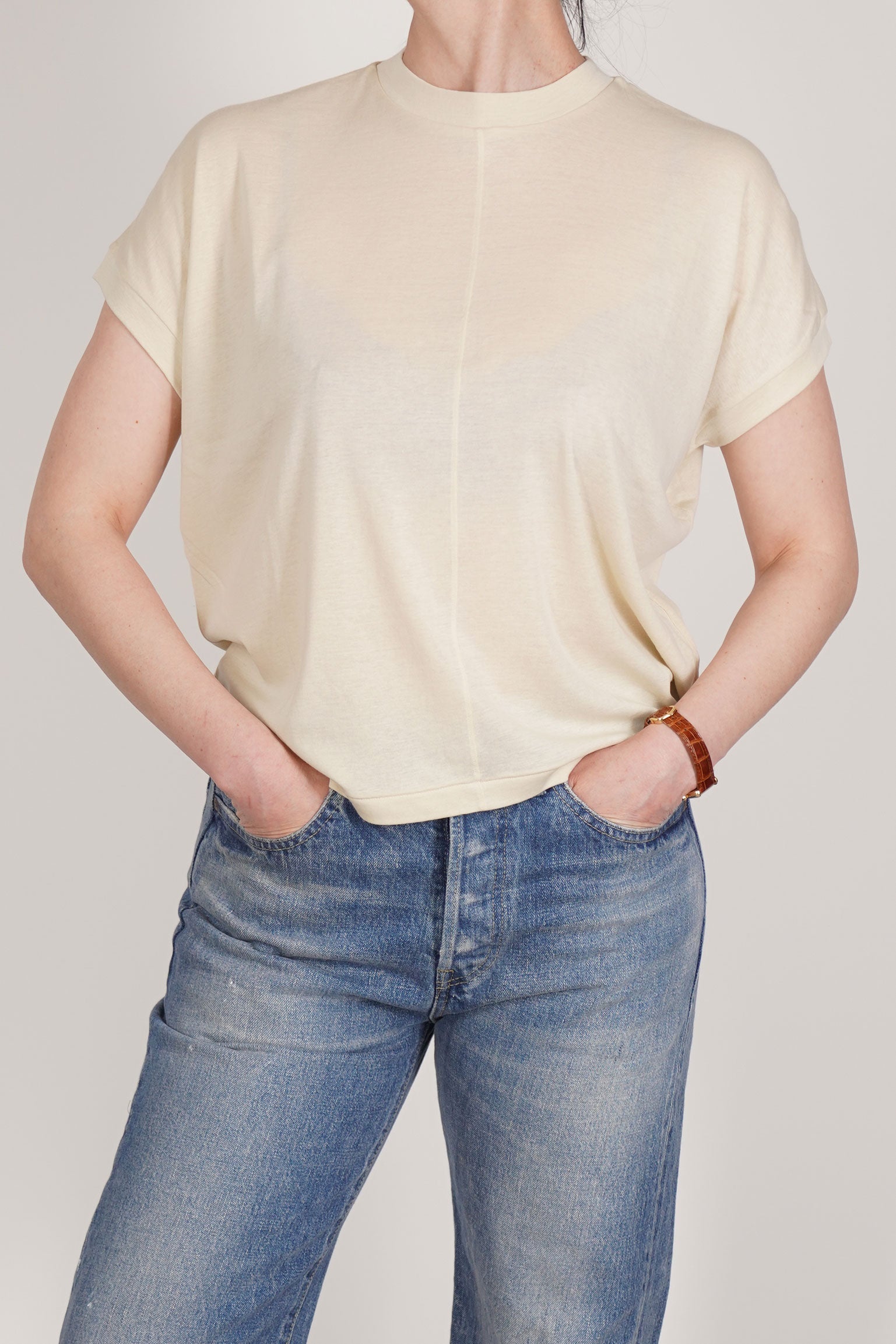 oversized t-shirt beige