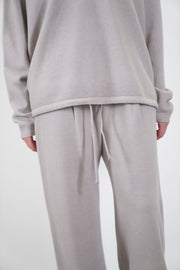 skipper polo sweater wool beige