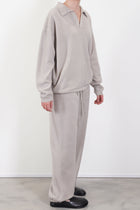 skipper polo sweater wool beige
