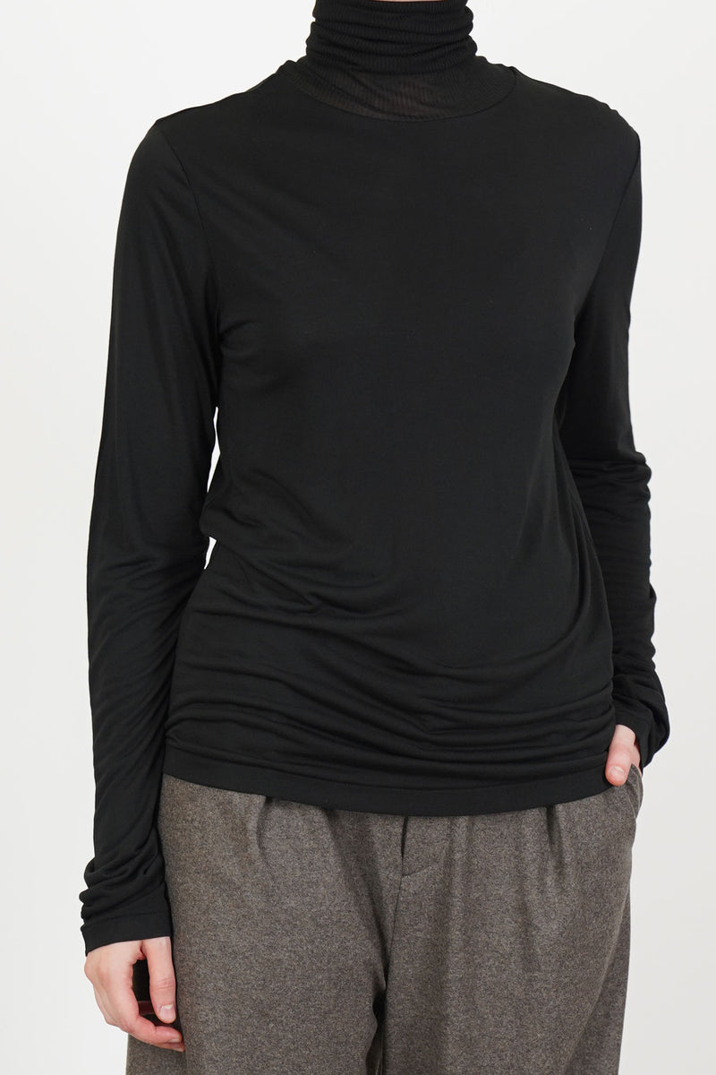 turtleneck shirt black