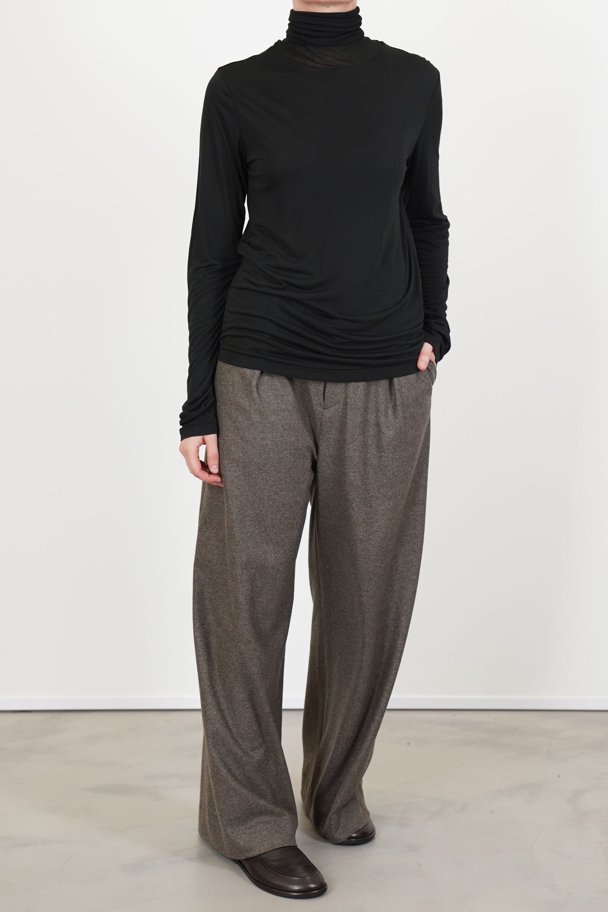 turtleneck shirt black