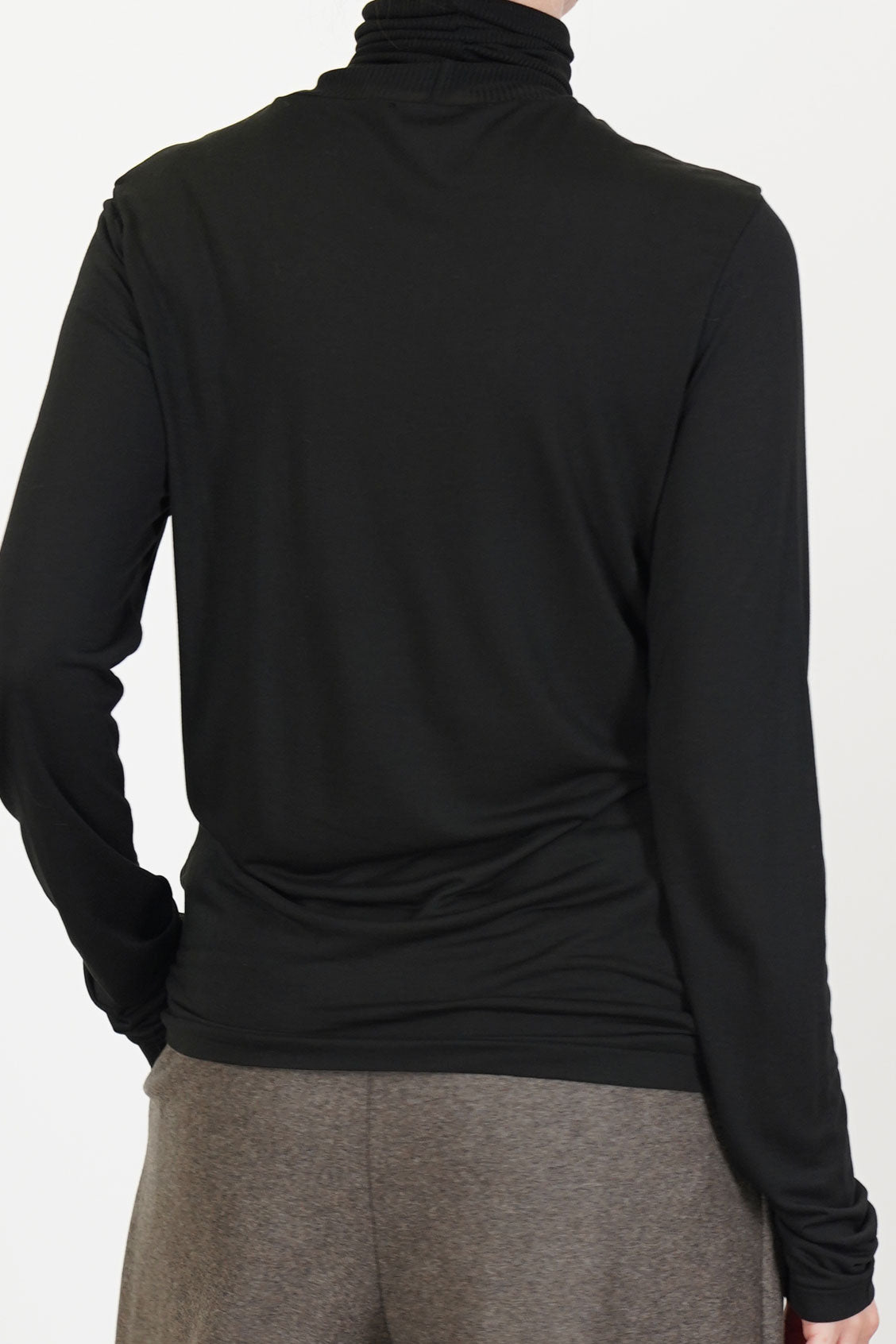 turtleneck shirt black