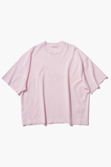 washi knit crew neck sweater pink