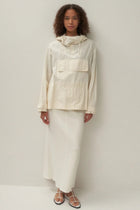 weather anorak organic cotton raw