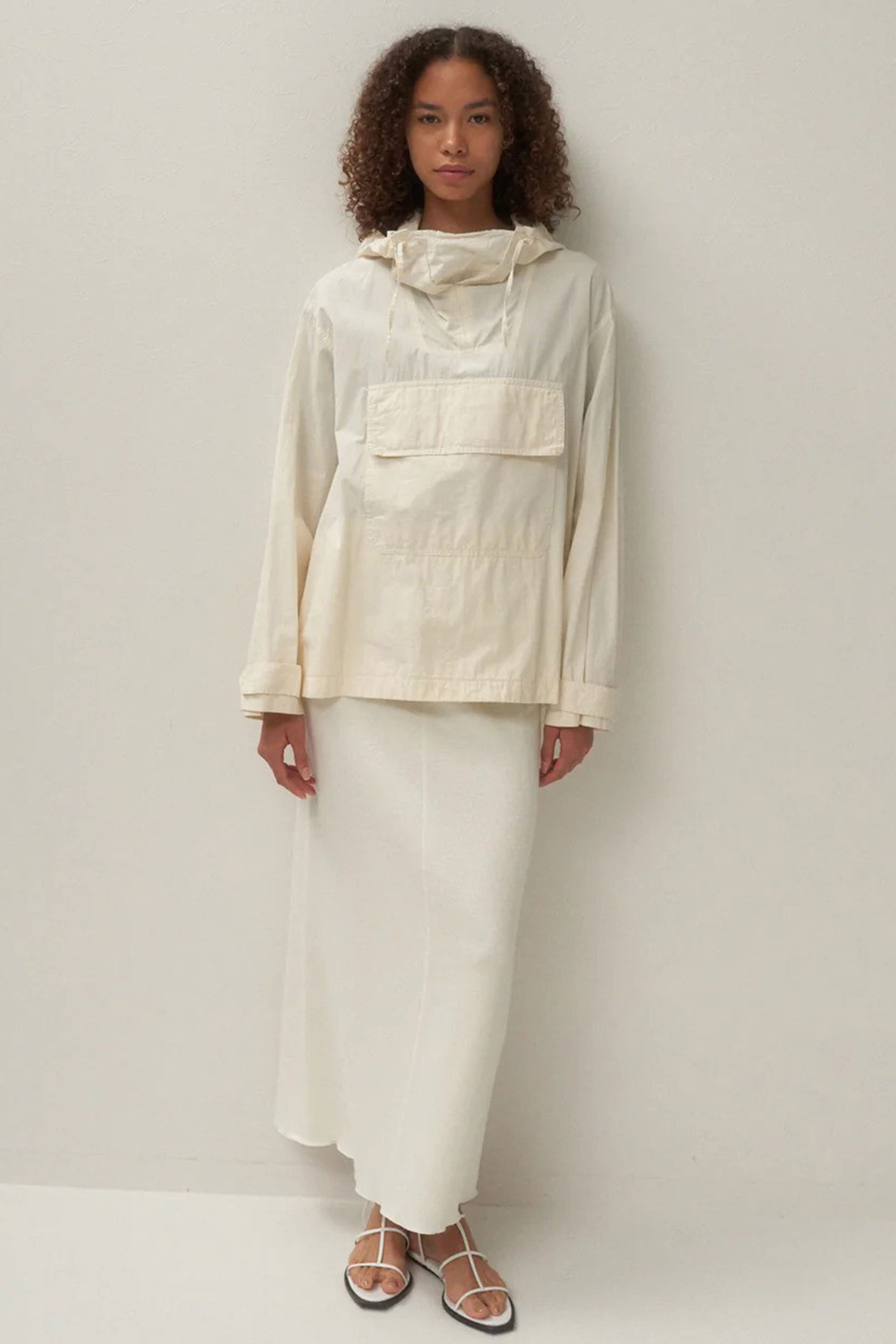 weather anorak organic cotton raw