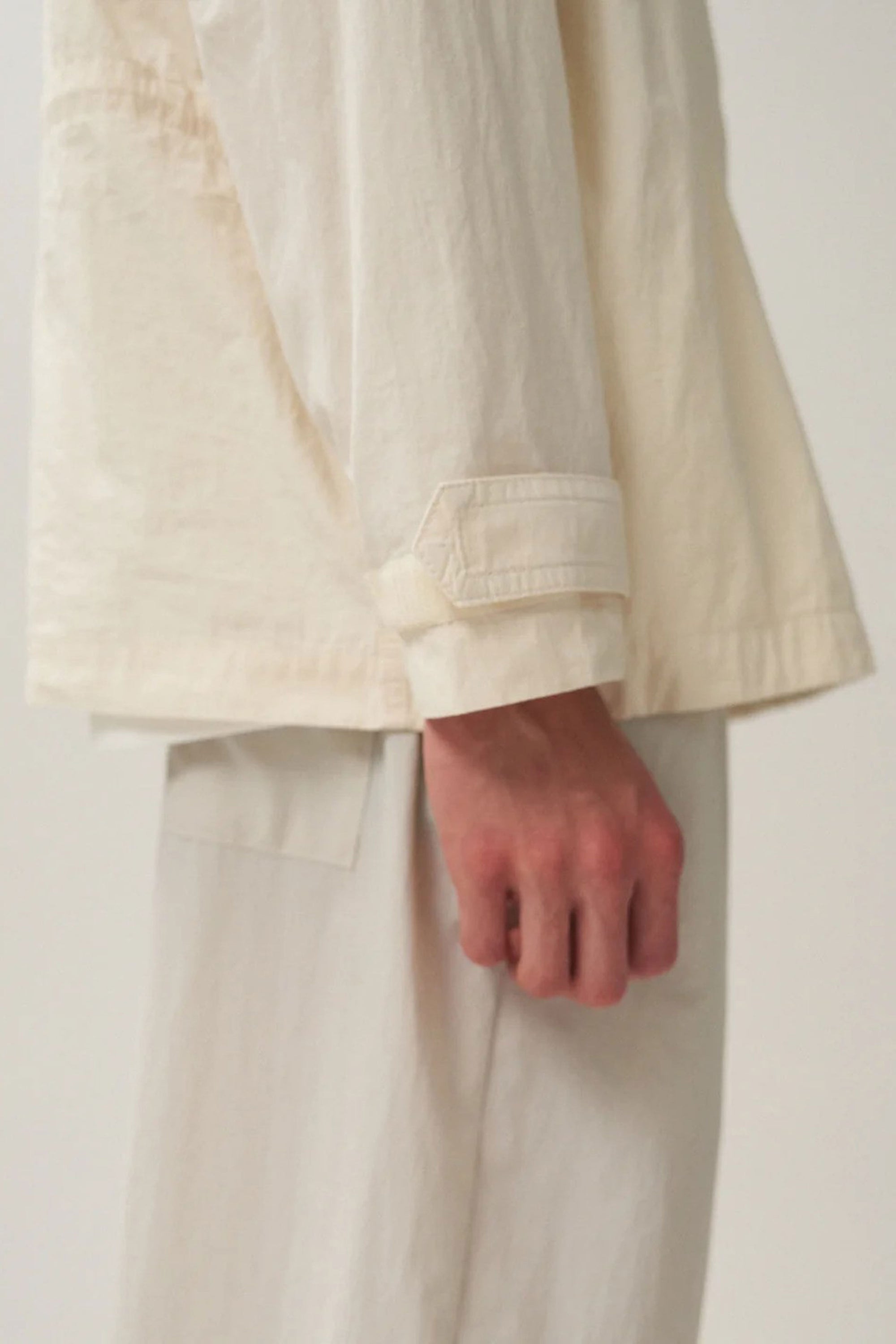 weather anorak organic cotton raw