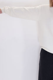 woolen sweater off-white