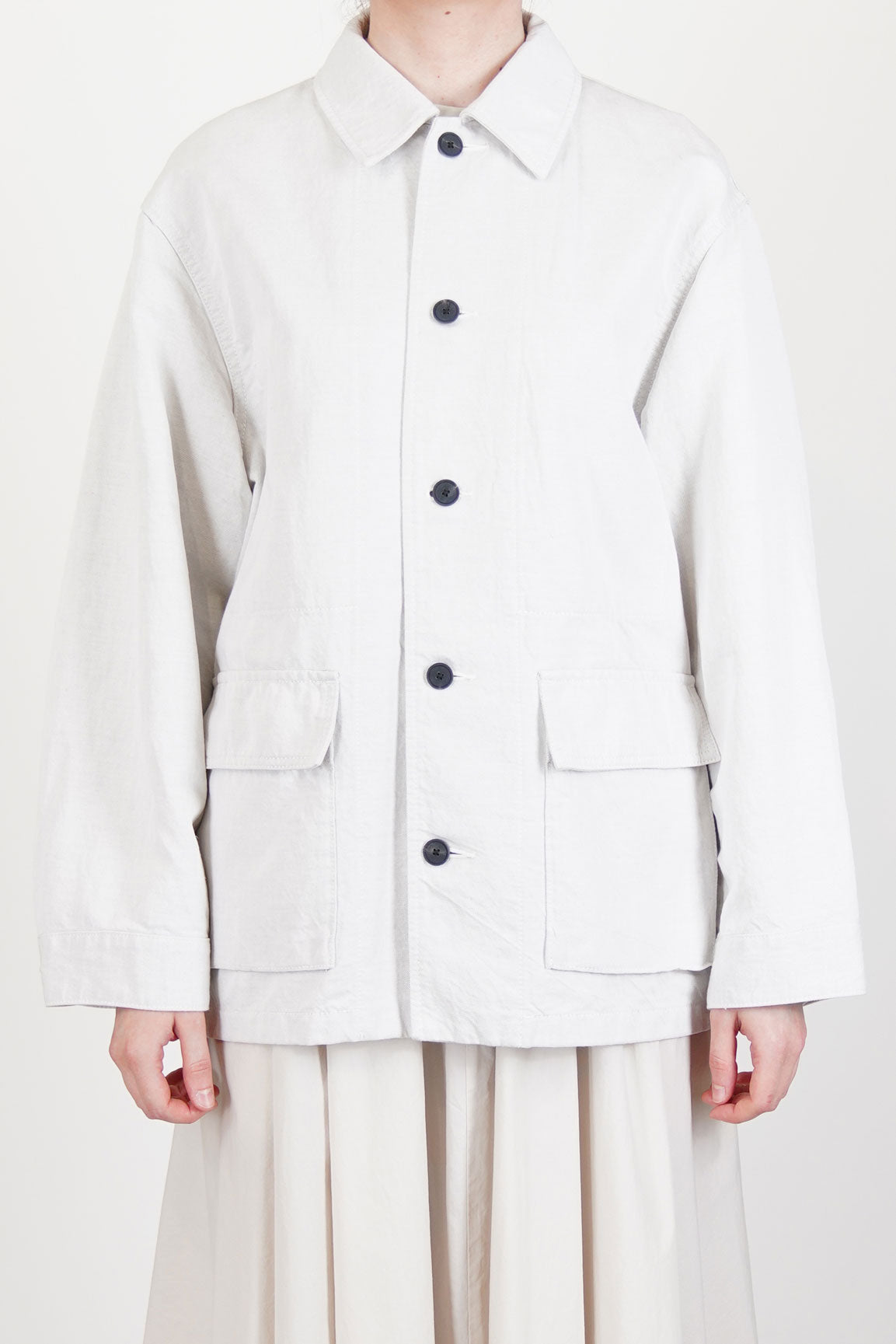 work jacket warm white