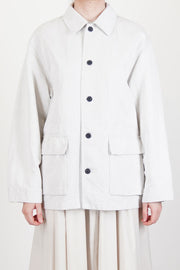 work jacket warm white