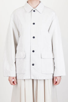 work jacket warm white