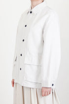 work jacket warm white