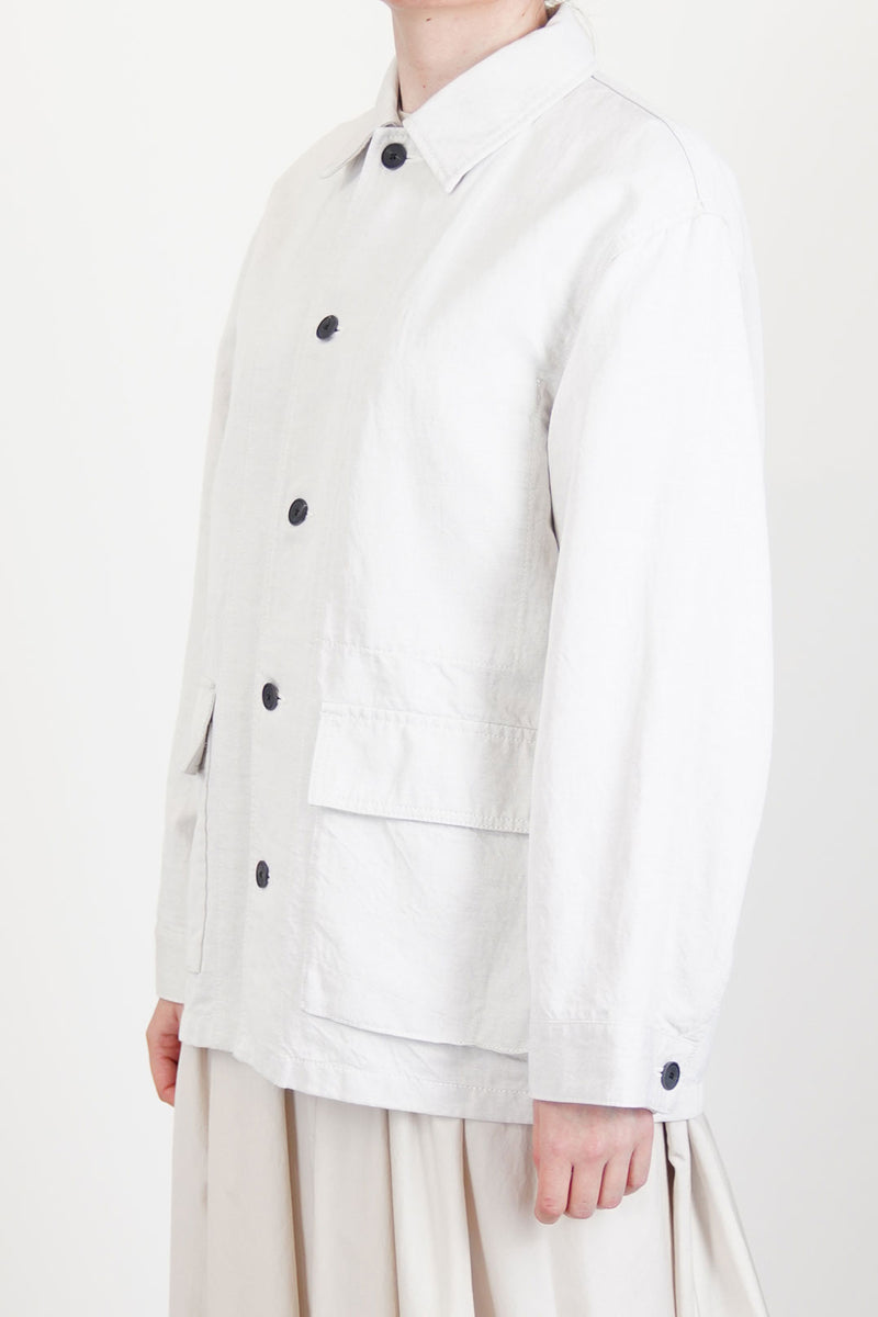work jacket warm white