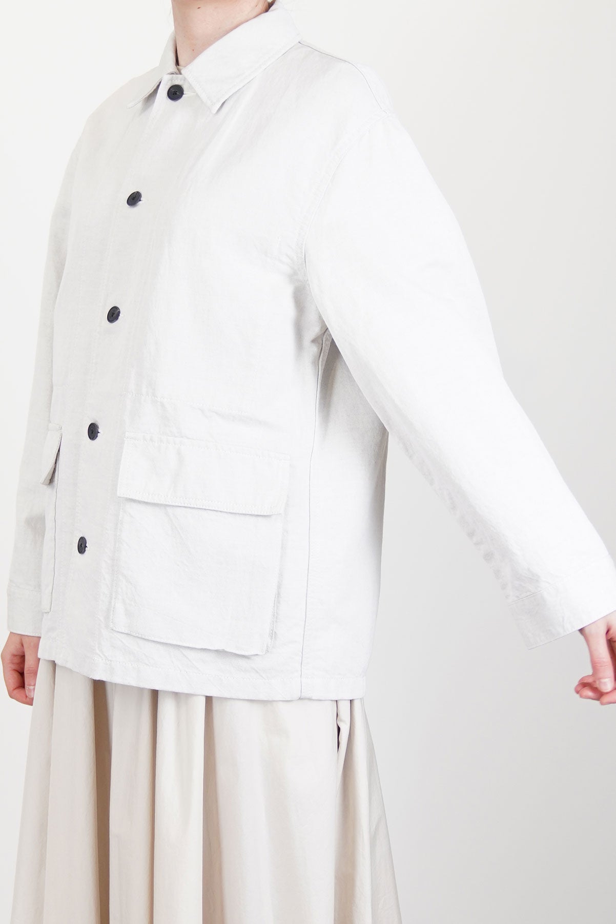 work jacket warm white