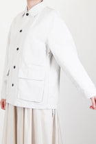 work jacket warm white