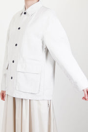 work jacket warm white