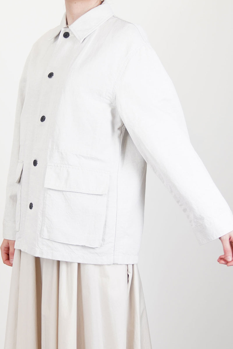 work jacket warm white