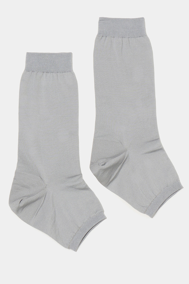 toeless socks grey