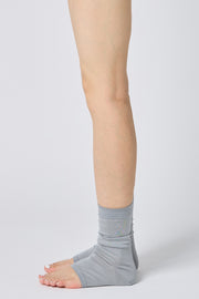 toeless socks grey