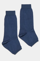 toeless socks navy